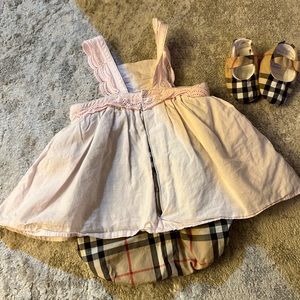 Burberry Baby Dress & Shoes